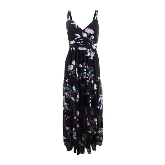 Rachel Rachel Roy Dresses & Skirts - Rachel Rachel Roy Women's Printed Cutout Maxi Dress - Black Combo